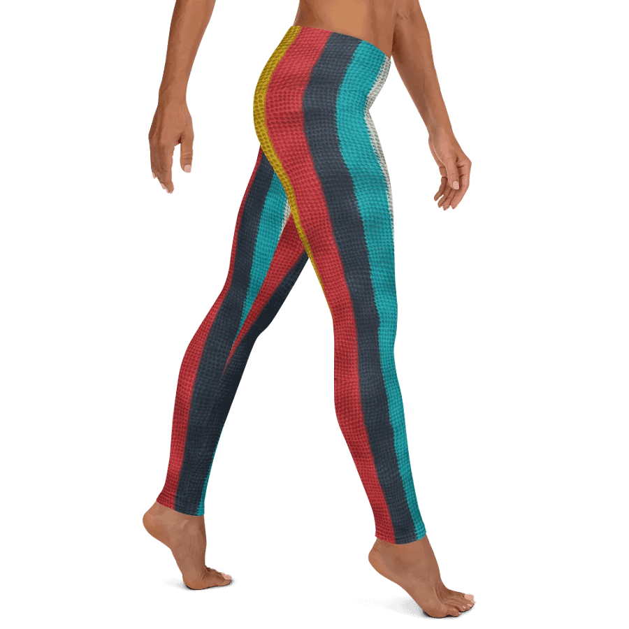 Leggings for Women: Colorful Stripes Print for Vibrant & Stylish Comfort product image (11)