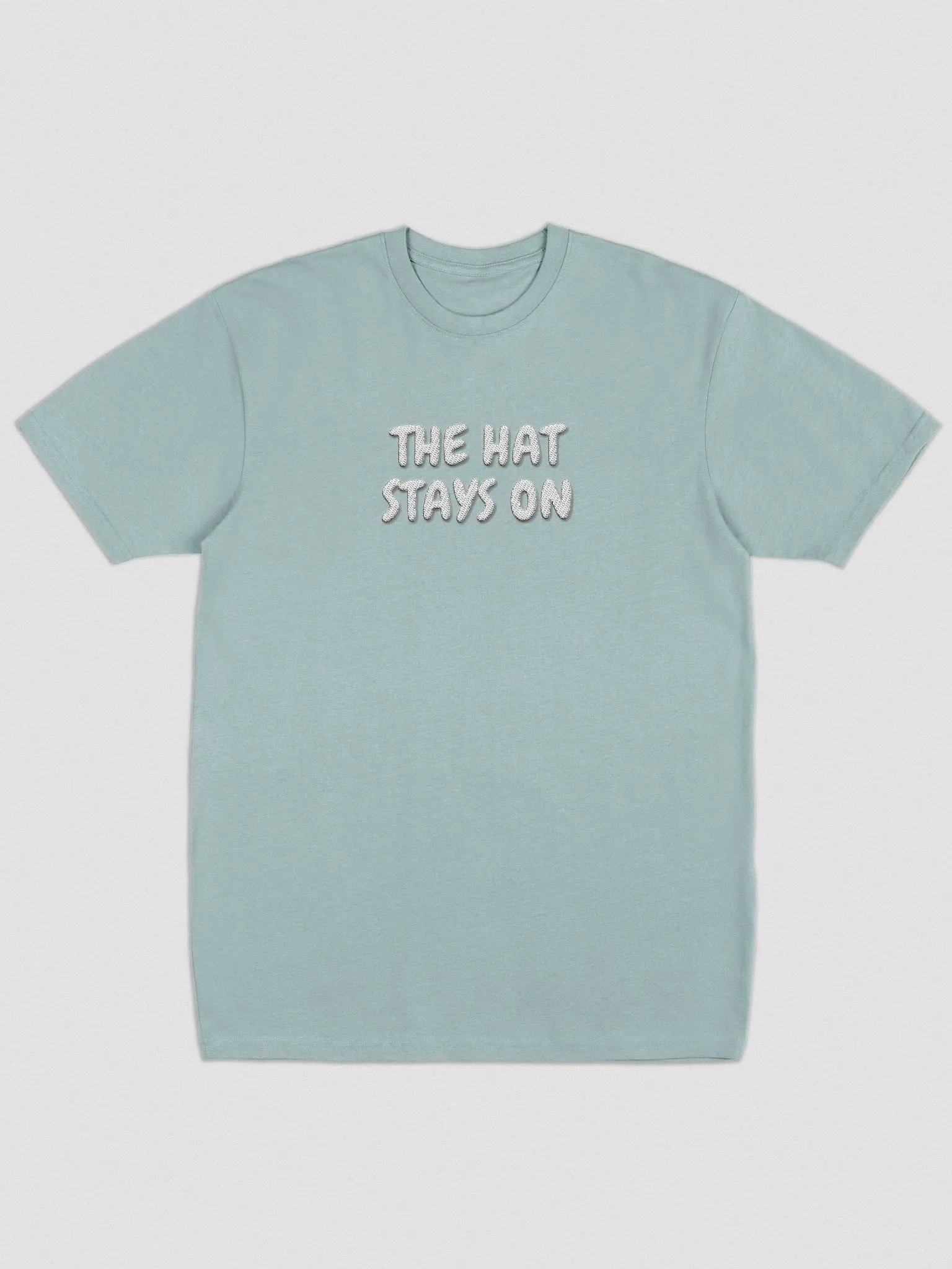 The Hat stays ON Tee (EMBROIDERED) product image (3)