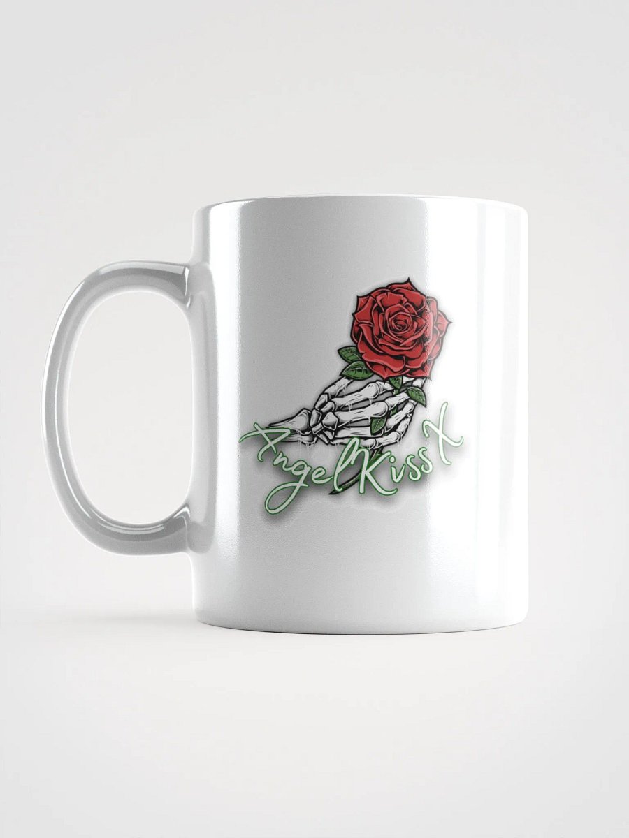 Skeletal Rose White Glossy Mug product image (17)