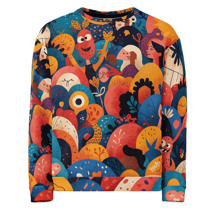 Whimsical Wonderland All-Over Print Sweatshirt product image (1)