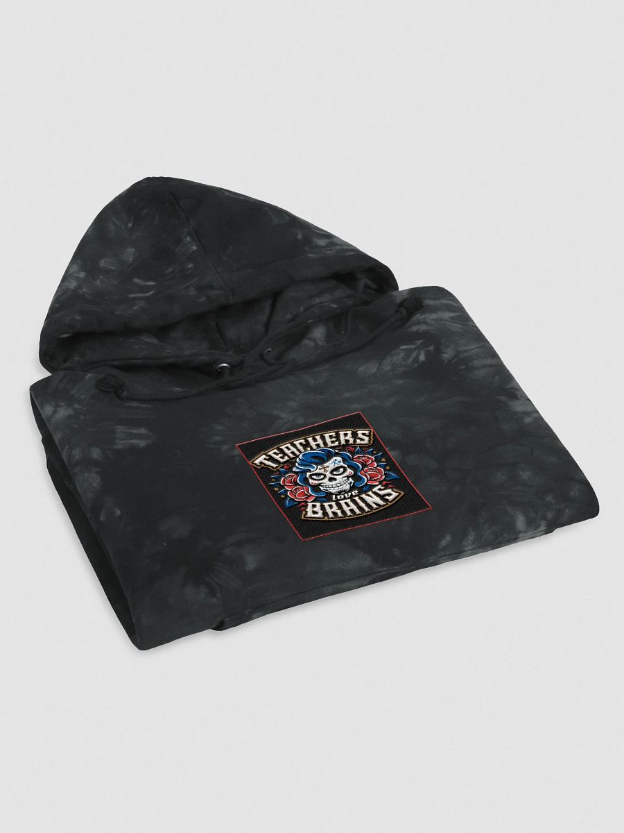 WOMEN "TEACHERS LOVES BRAINS" Tie-Dye Hoodie product image (3)