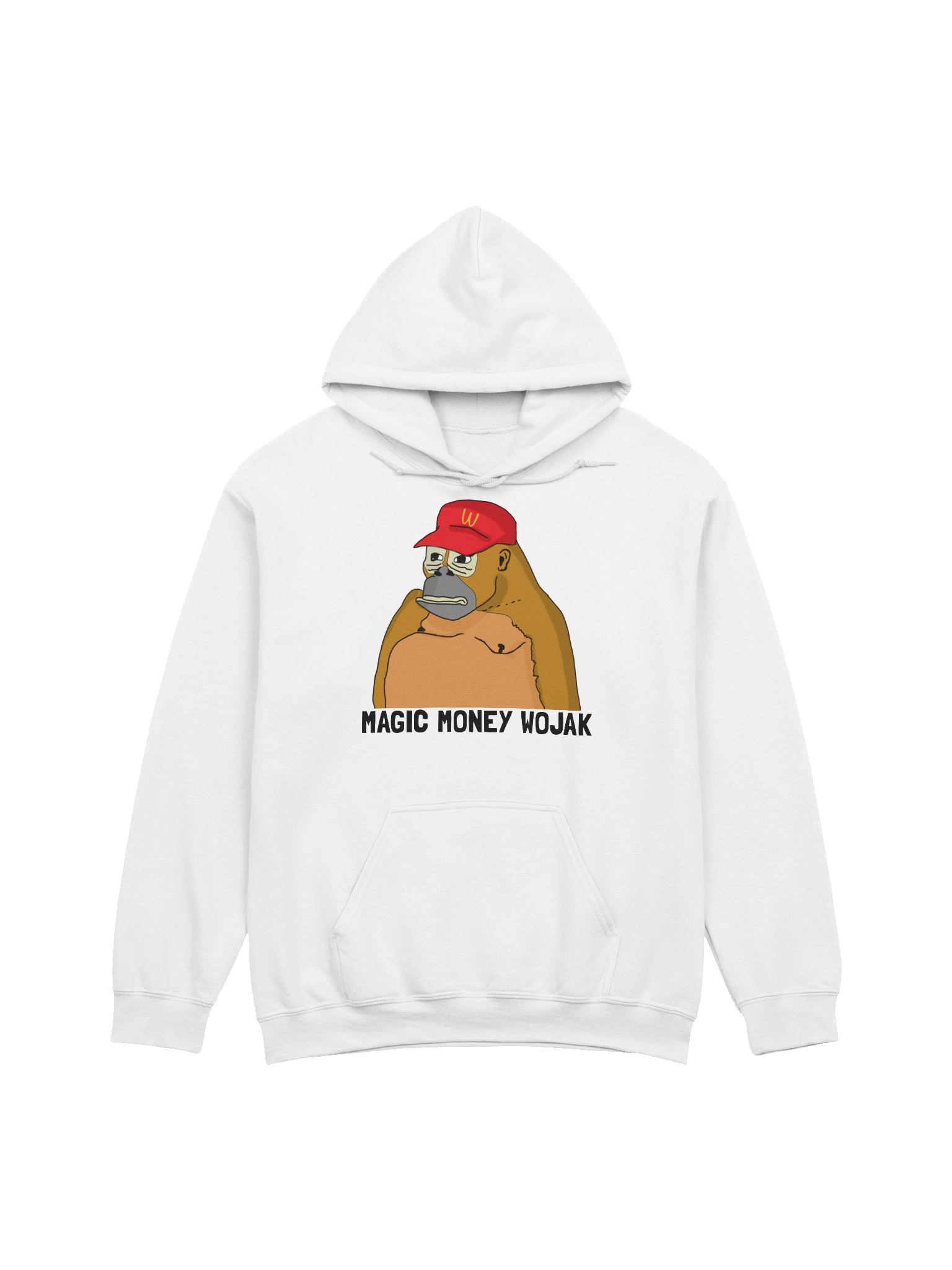 Wojak Hoodie - Wagedonald Ape 🦧🍔 product image (1)
