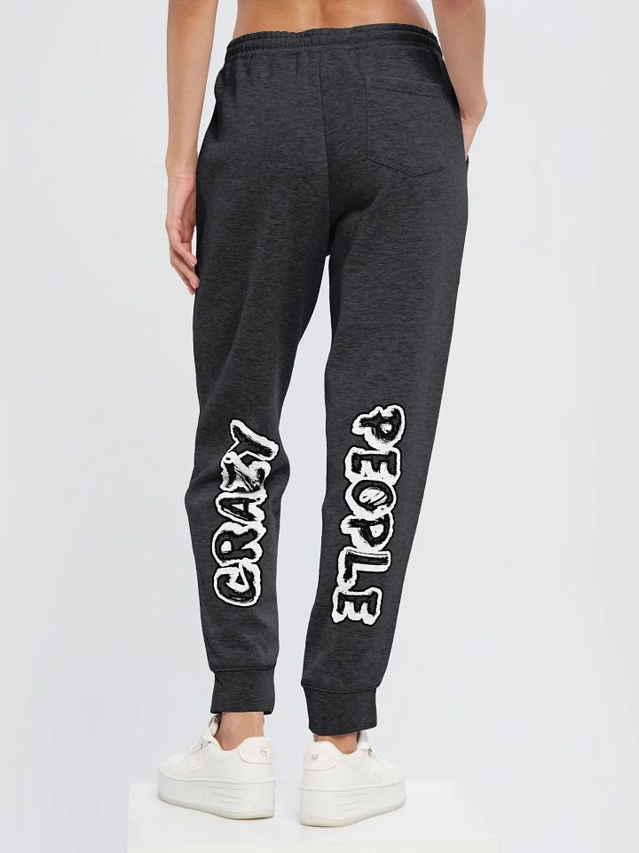 'Crazy People' Fleece Joggers product image (1)