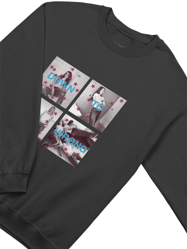 DOWN TO BE WRONG sweatshirt product image (2)