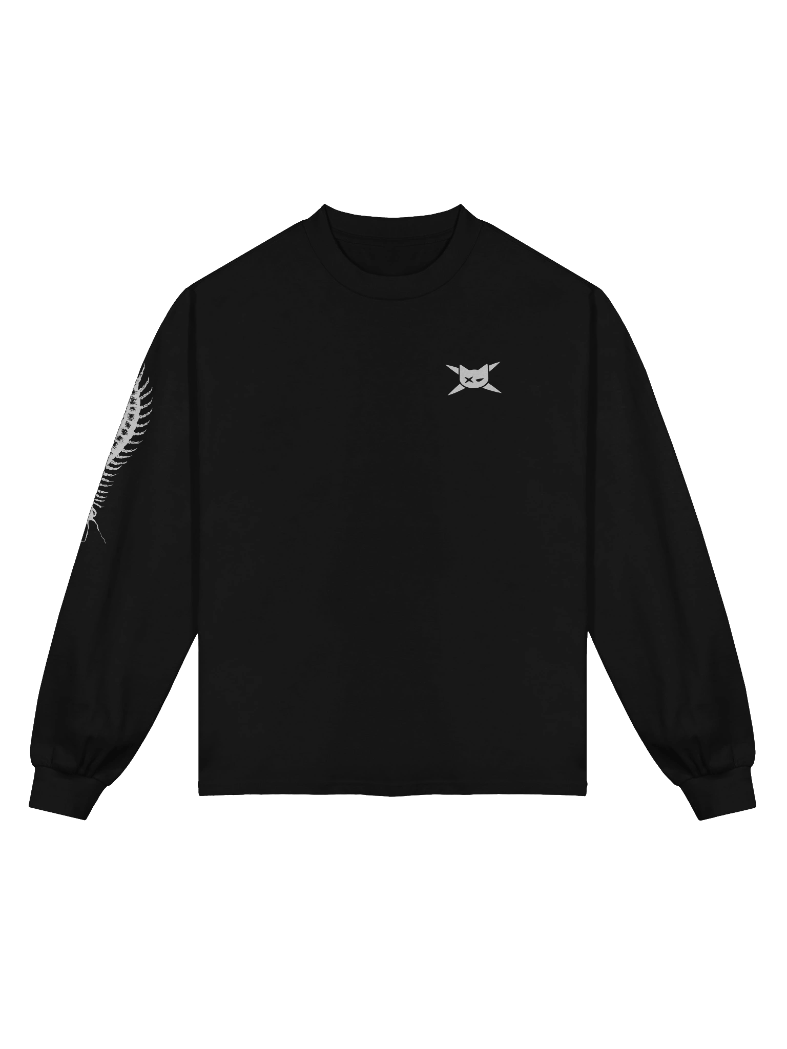 XITTEN Centipede Long Sleeve Shirt Black product image (2)