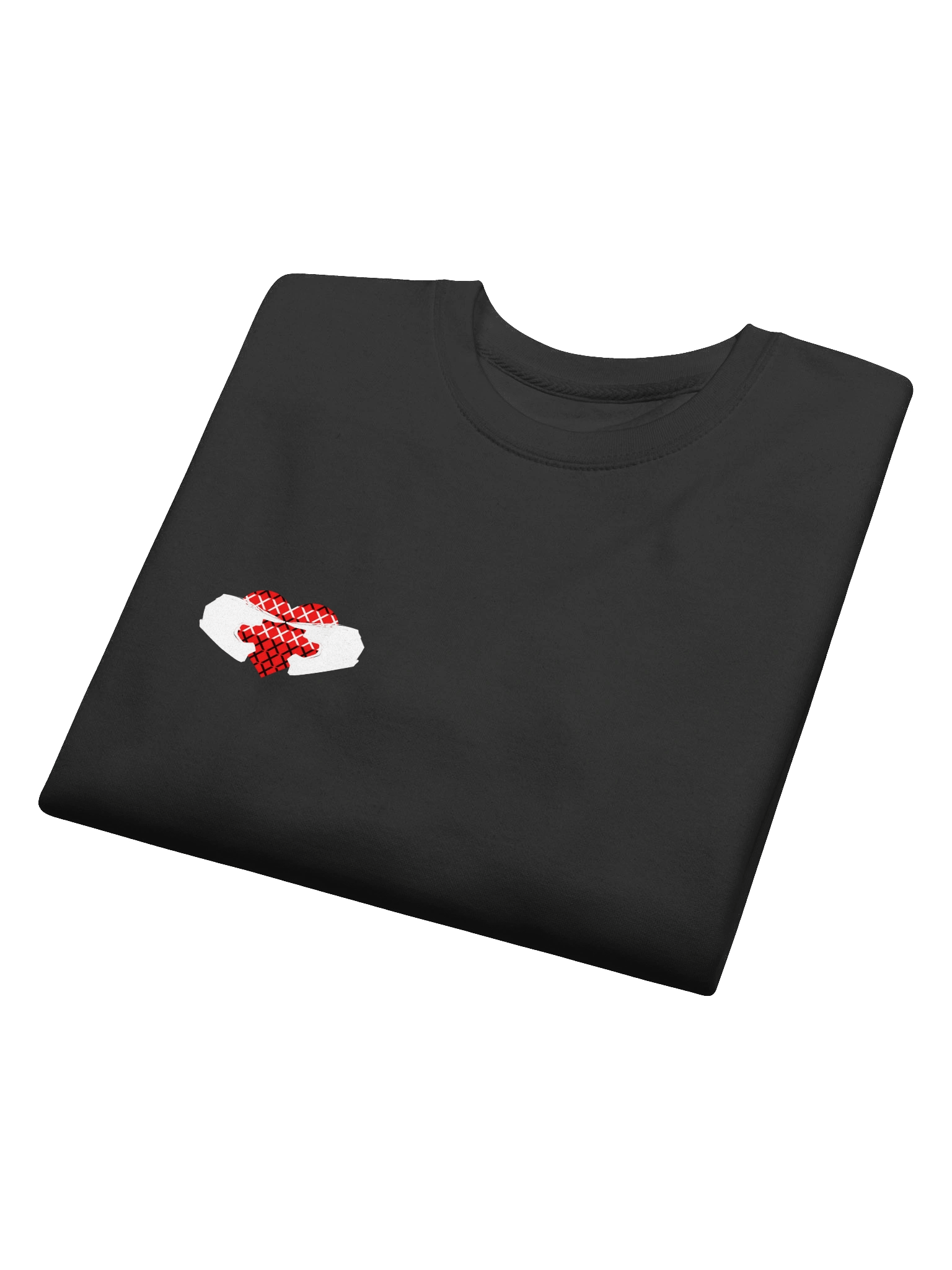 Matching Off-Road Helmet Heart (White-Left) | Crewneck product image (4)