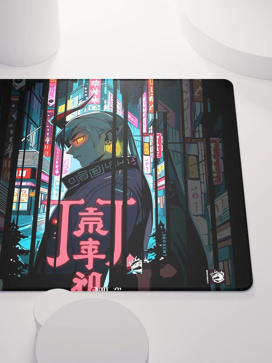 Neon Cyberpunk Gaming Mouse Pad product image (5)