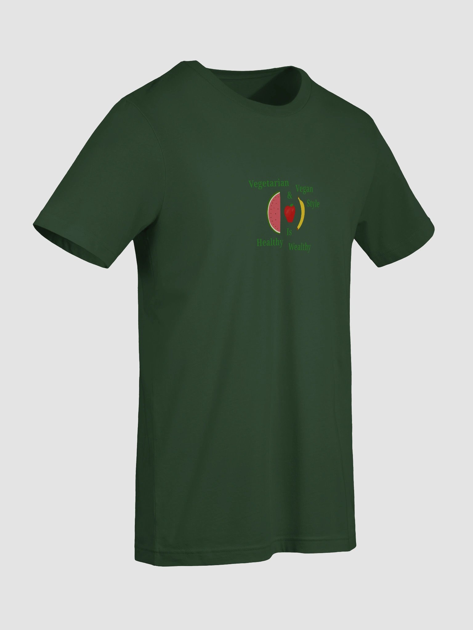 Healthy & Wealthy Vegetarian T-Shirt product image (9)