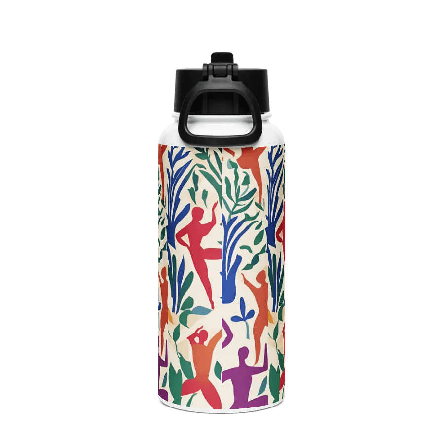 Matisse inspired stainless steel water bottle for arty moms gift on mothersday product image (2)