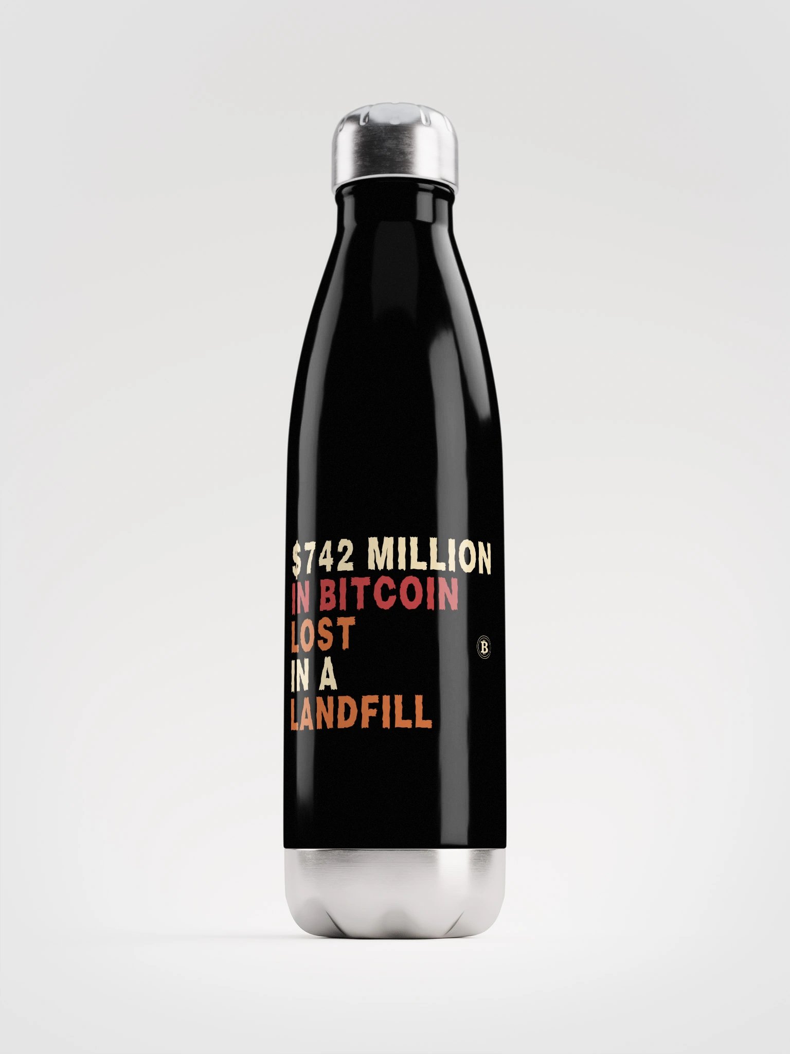 Bitcoin Billionaire Stainless Steel Water Bottle product image (1)