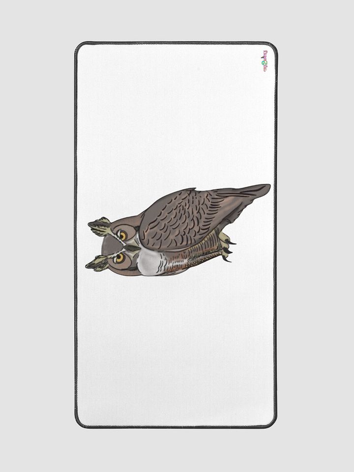 Owl Logo Desk Mat (White) product image (2)