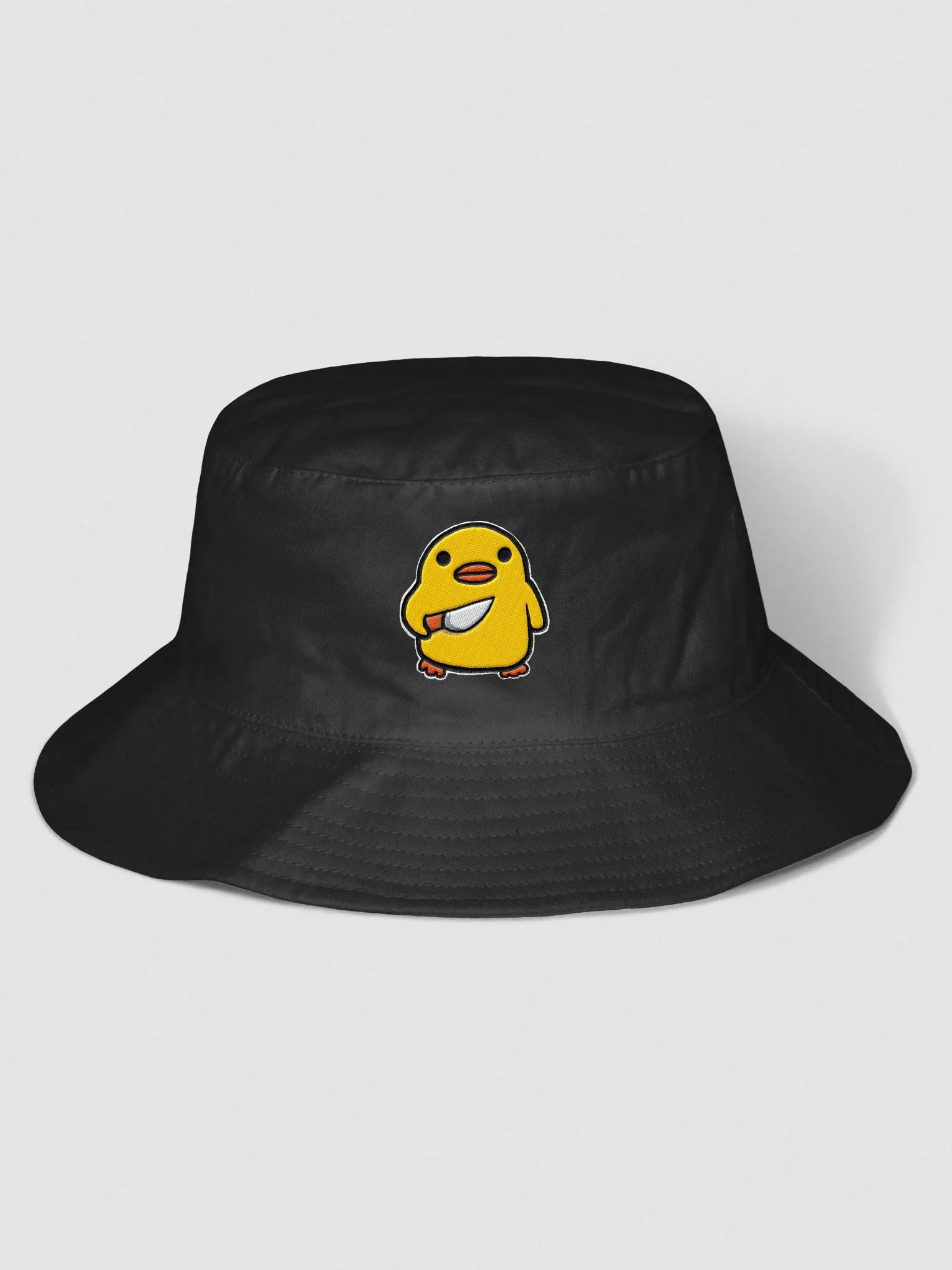 Embroidered Stabby Duck Bucket Hat product image (1)
