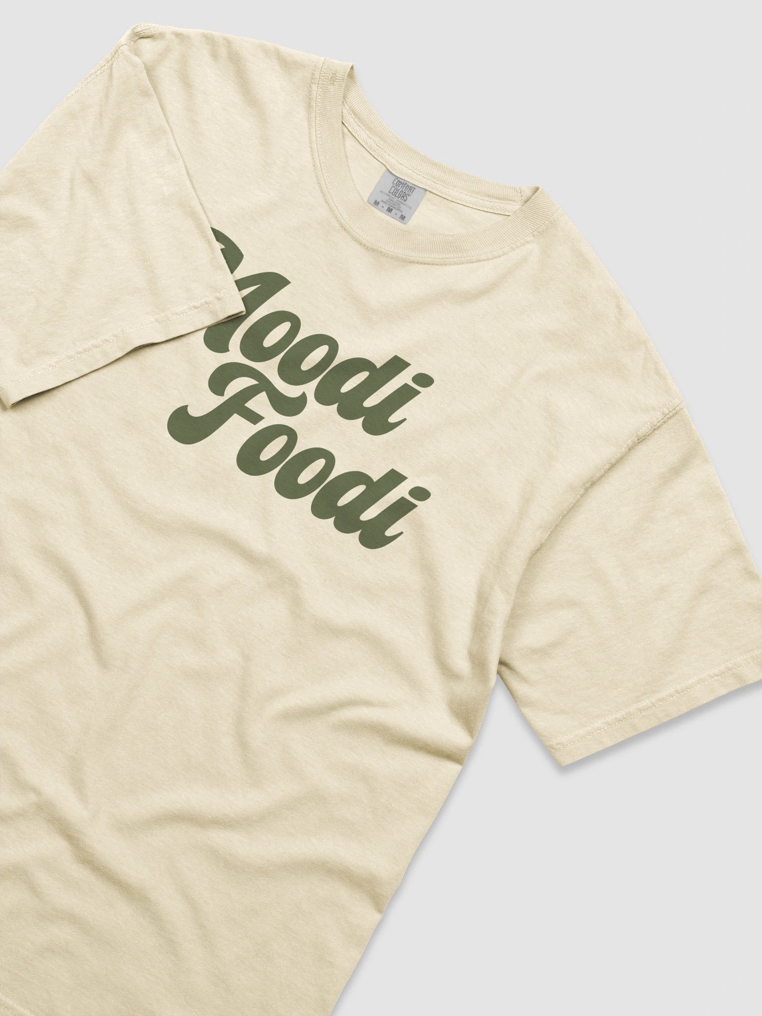 Moodi Foodi Originals, Tee – Olive (Comfort Fit) product image (4)