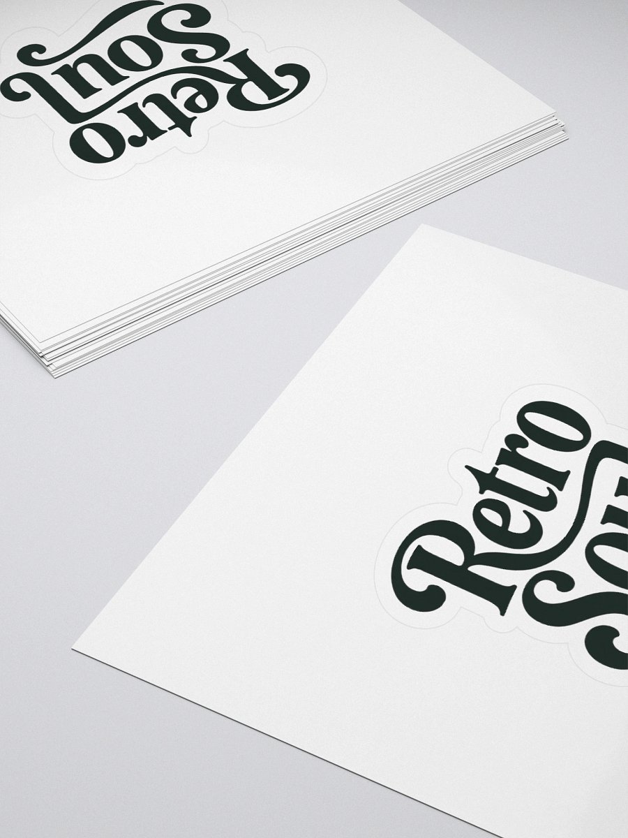 Retro Soul Kiss Cut Stickers product image (4)