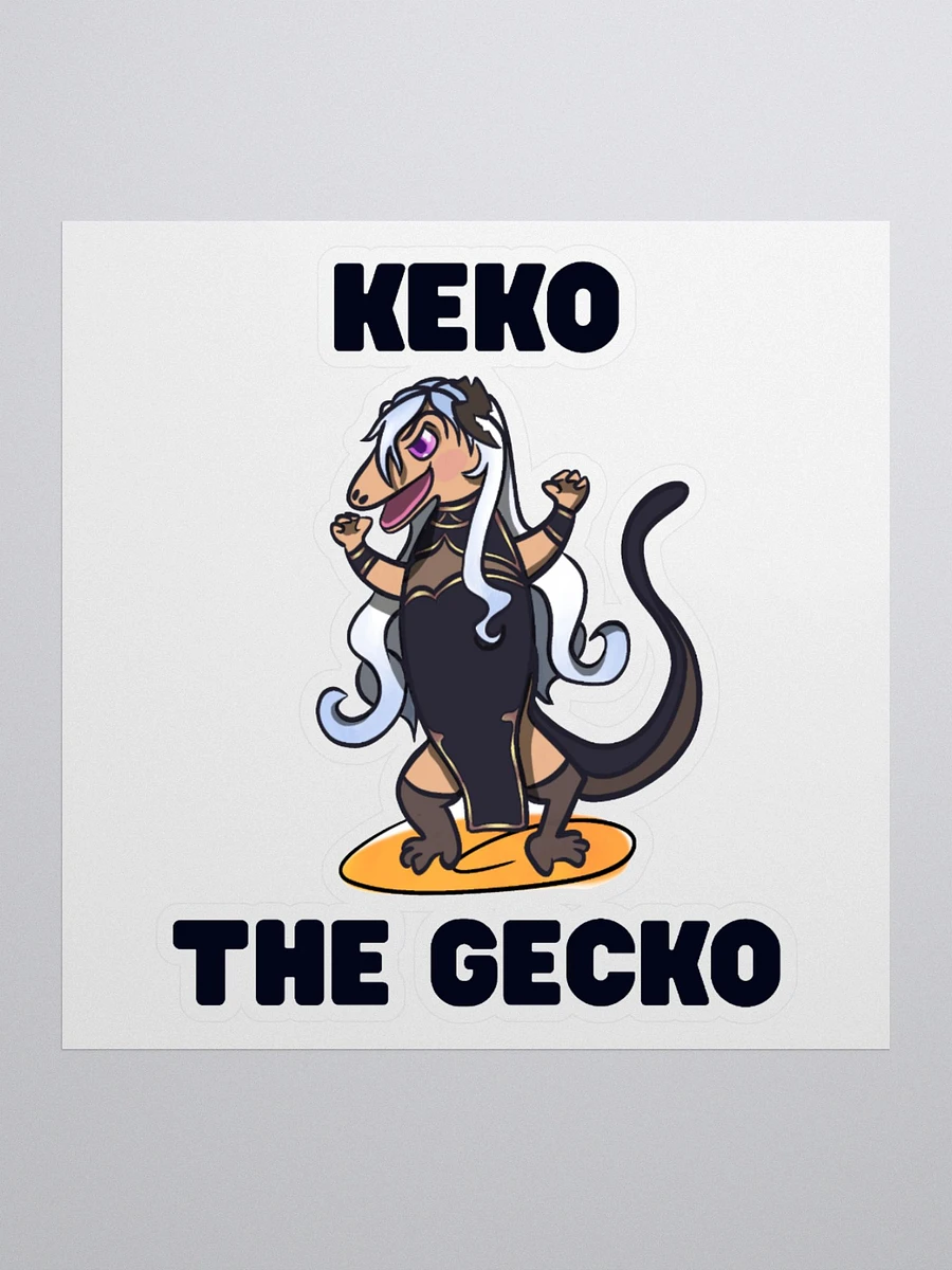 Keko the Gecko Kiss Cut Sticker! product image (1)