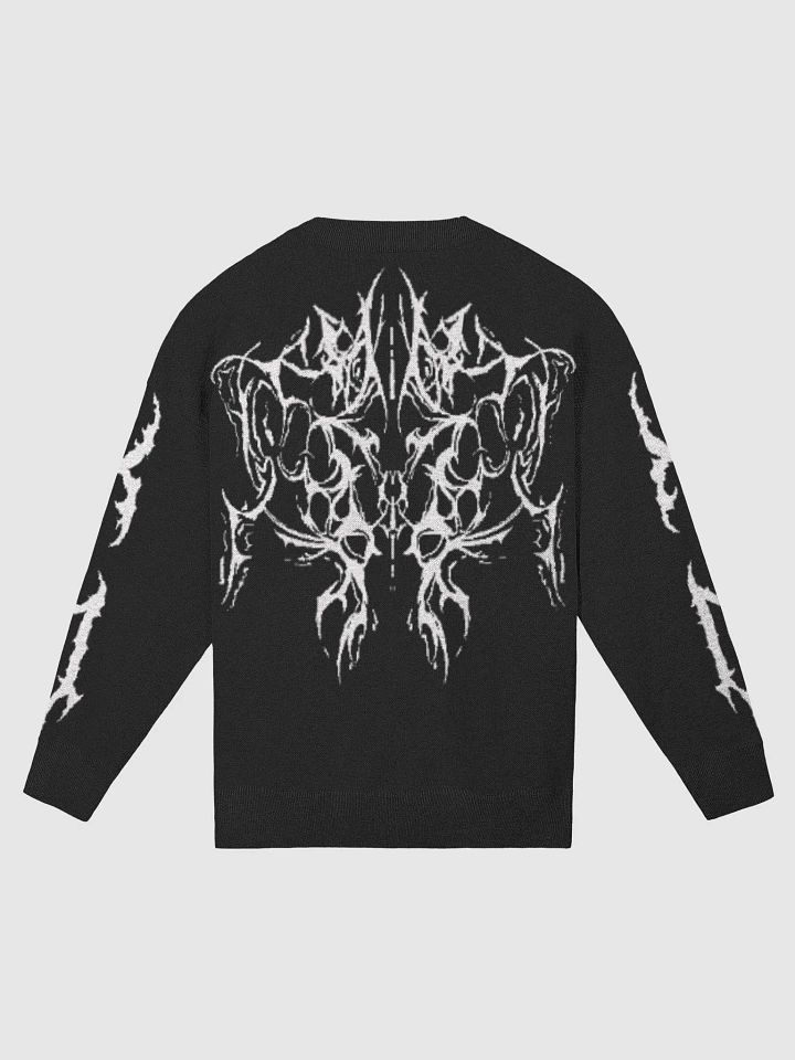 Bat Sigil Sweater Black and White product image (2)