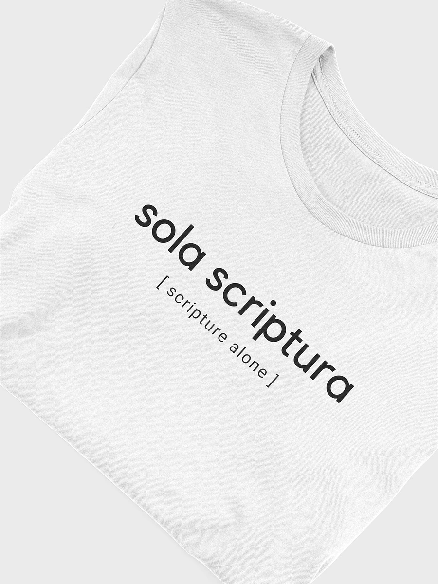 Scripture Alone - Unisex White product image (4)
