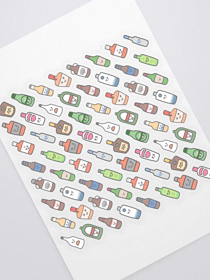 Kawaii Bottles Sticker Sheet product image (1)