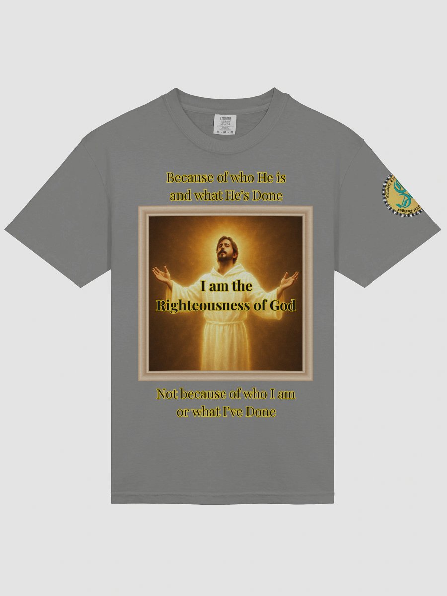 I am the Righteousness of God (Male) Comfort Colors Garment-Dyed Heavyweight T-Shirt Colors (3) product image (3)