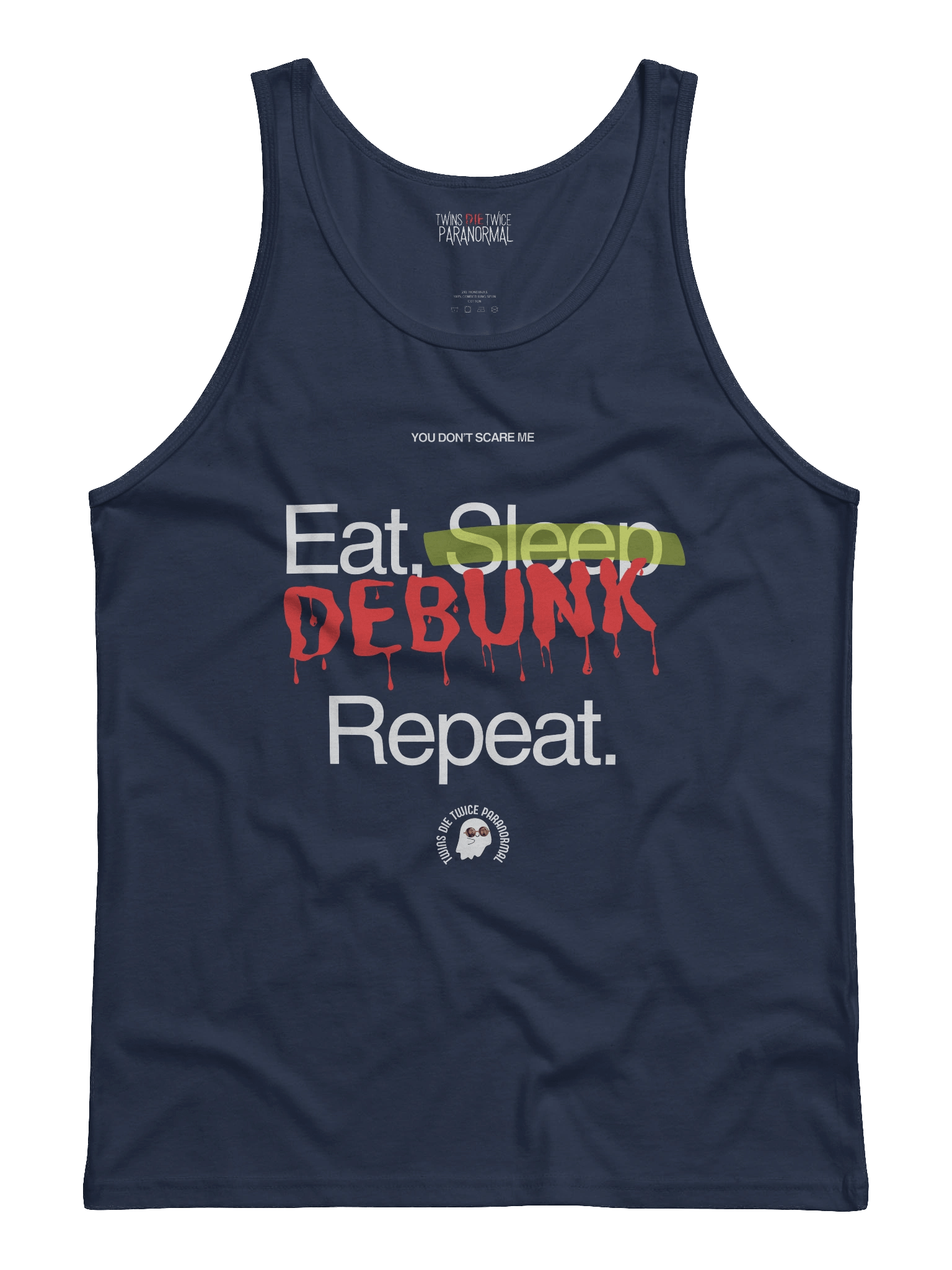 Eat. Sleep. Debunk. Repeat. Tank product image (3)