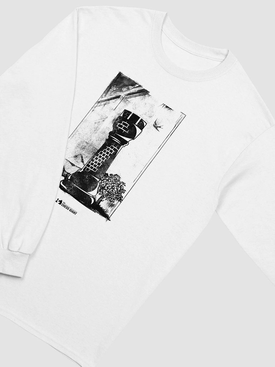 Grunge Chess: Medieval Rook long-sleeve shirt product image (3)