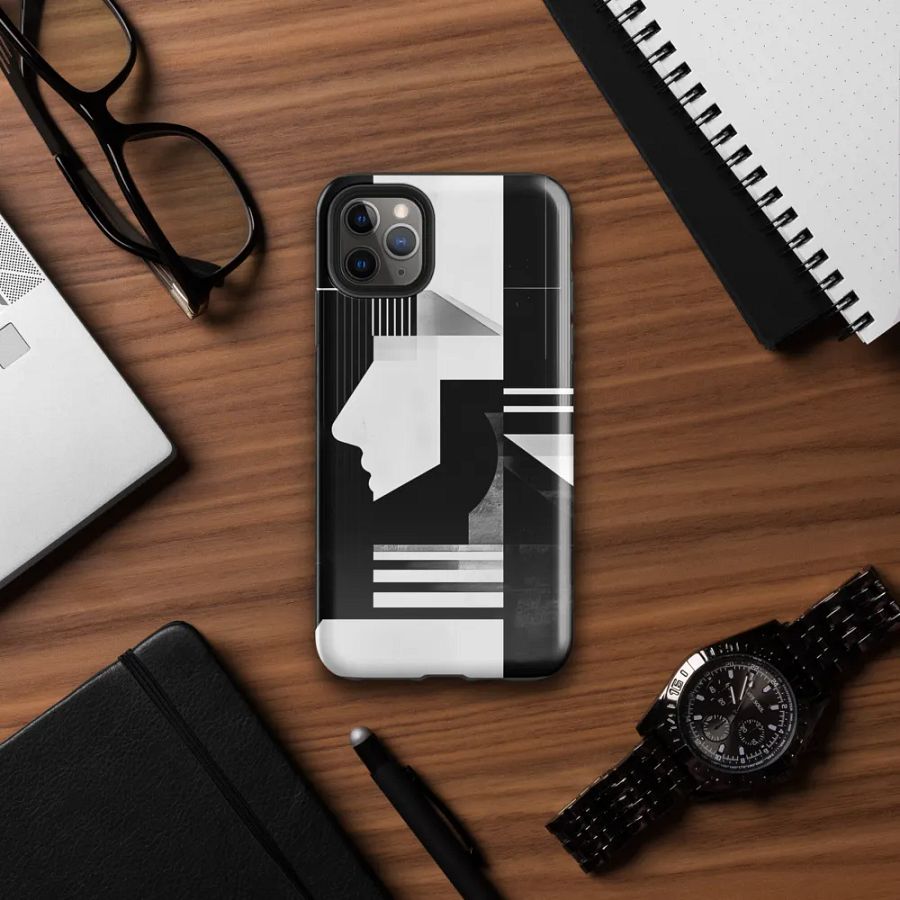 Abstract Persona 005 (Black) (Iphone Tough Case) product image (7)
