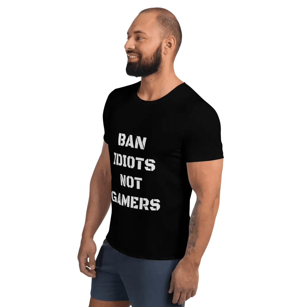 Ban idiots not gamers T-shirt product image (9)