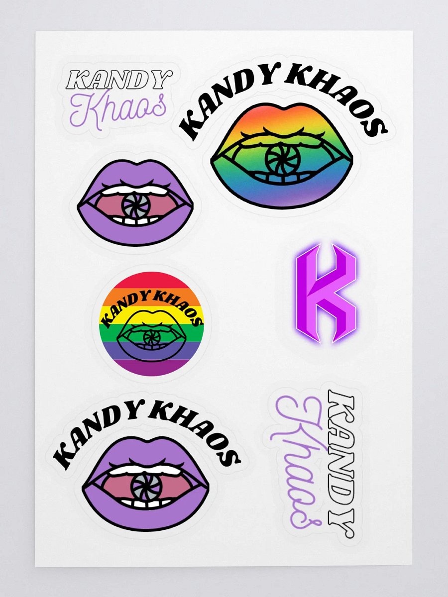 Kandy Khaos Logo Stickers product image (3)
