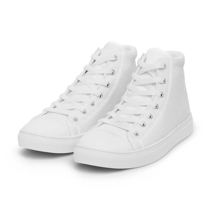 Ladies all white canvas product image (1)