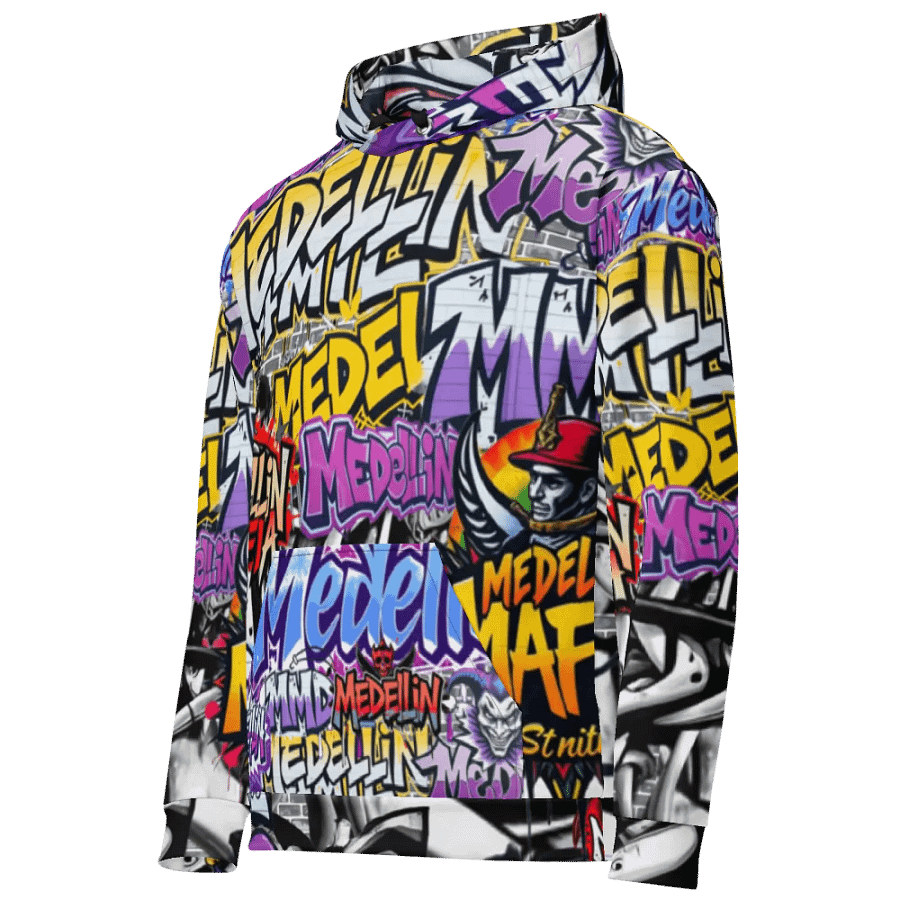 Medellin Mafia Motif Hoodie product image (4)
