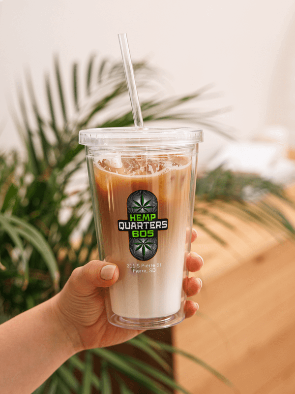 16oz Clear Tumbler HQ/Get THC'd product image (4)