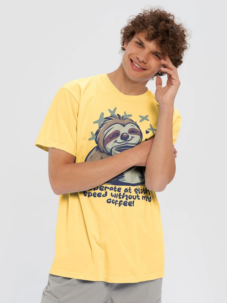I need coffee: Garment-Dyed T-Shirt product image (22)