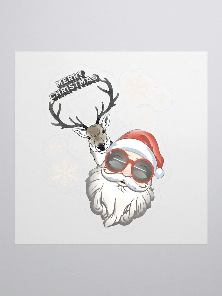 Cool Santa and Hip Reindeer Blanket product image (1)