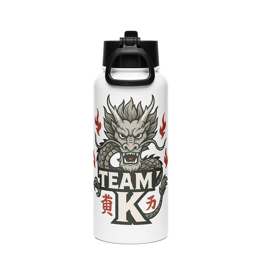 Team K China Stainless Steel Water Bottle with a Straw Lid product image (2)