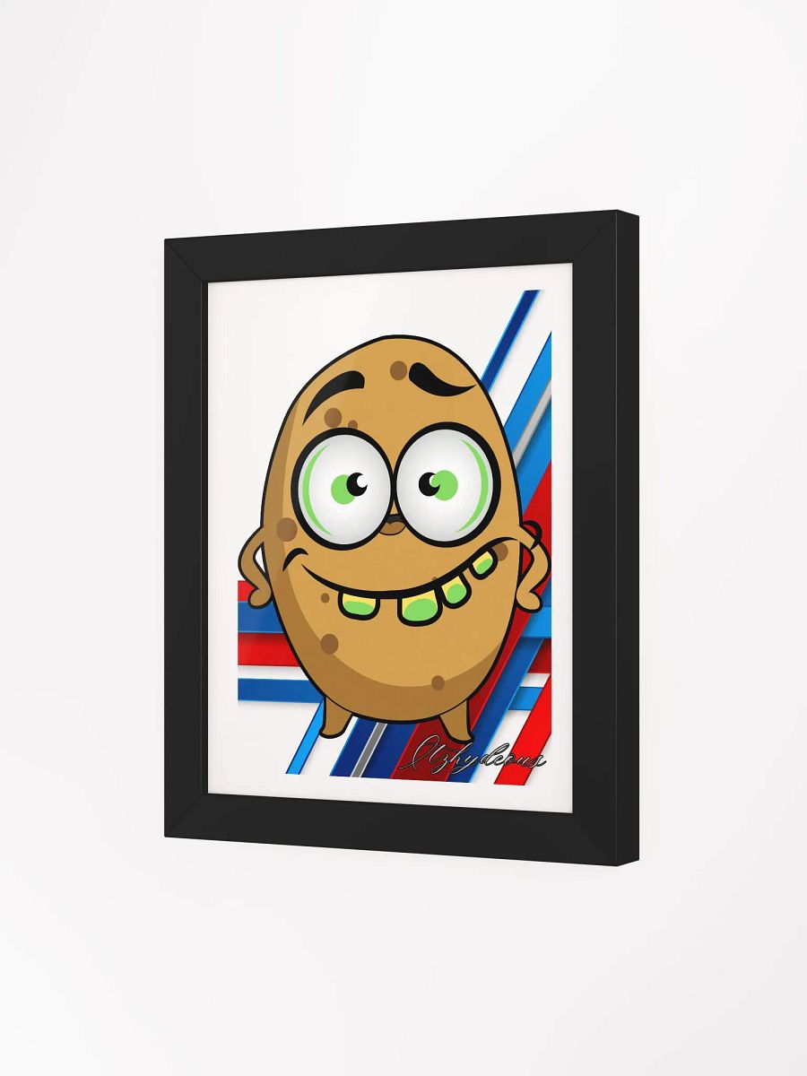 Whimsical Potato Cartoon Framed Poster product image (3)