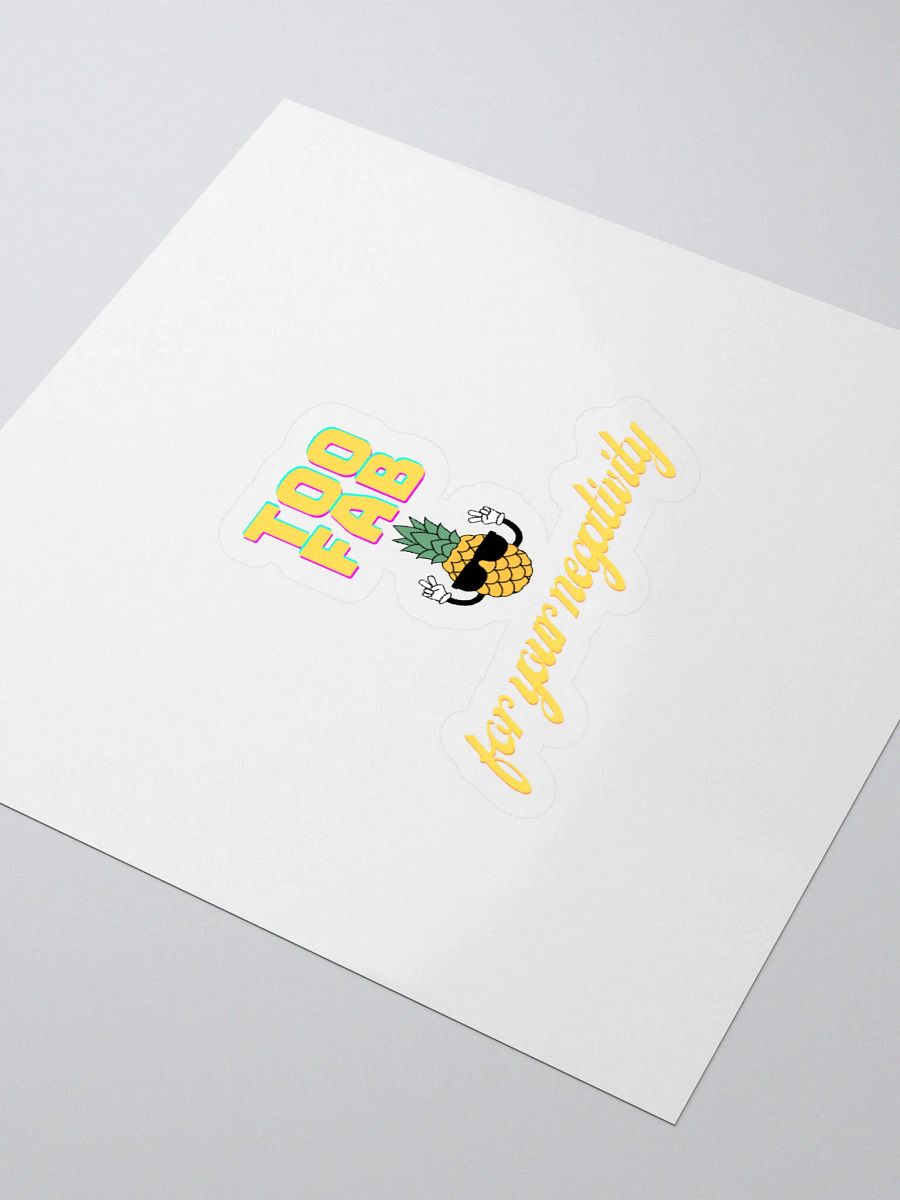 Too Fab Pineapple Kiss Cut Stickers product image (3)
