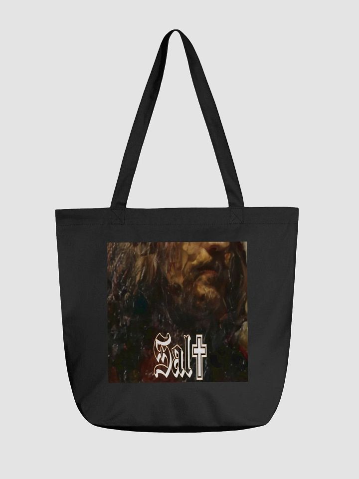 A tote bag with a "Salt" theme – A design featuring salt-related imagery, quotes, or biblical references (e.g., "You are the salt of the earth" – Matthew 5:13) product image (1)