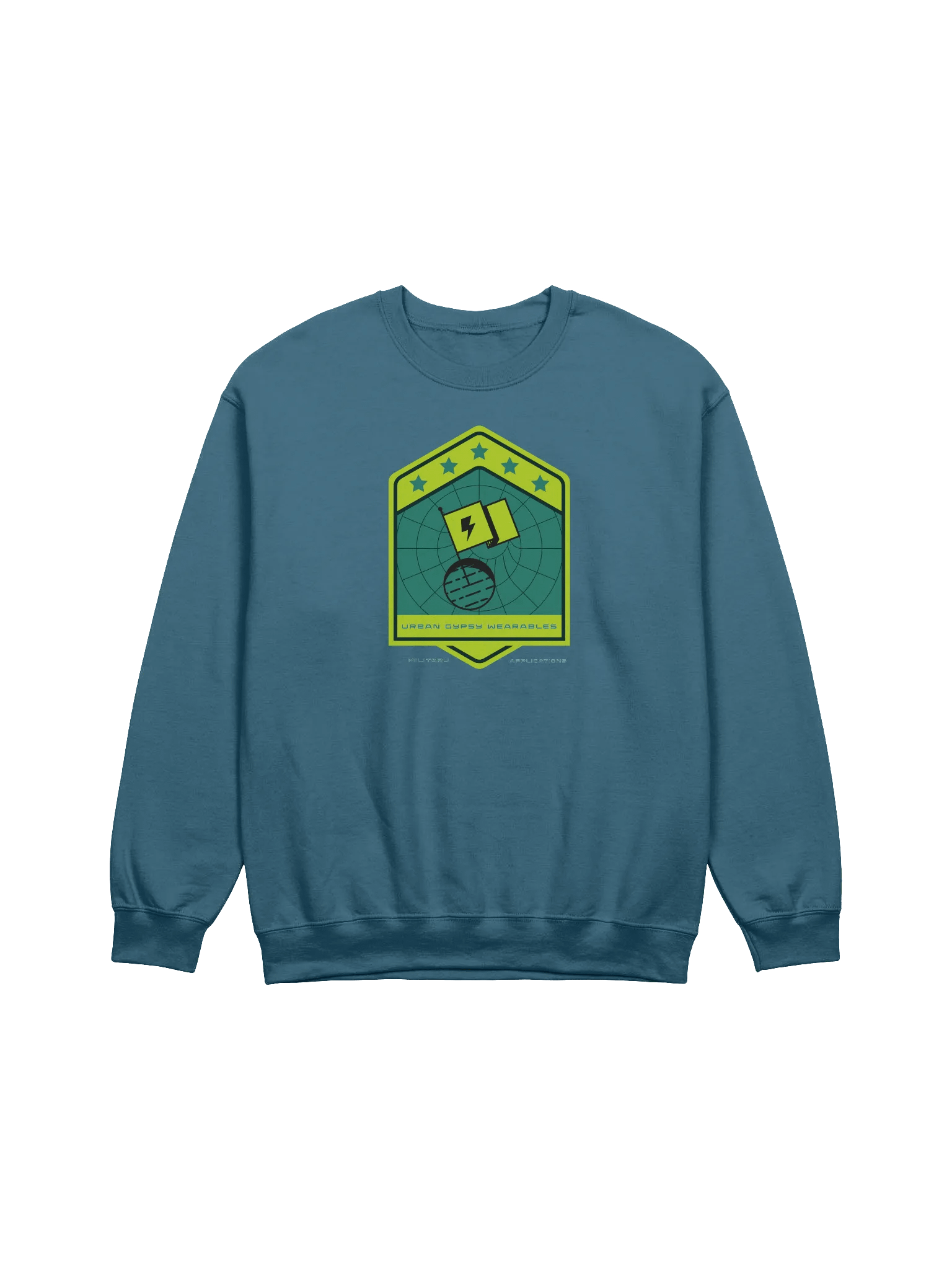 Lightning Globe Military Emblem Sweatshirt product image (21)