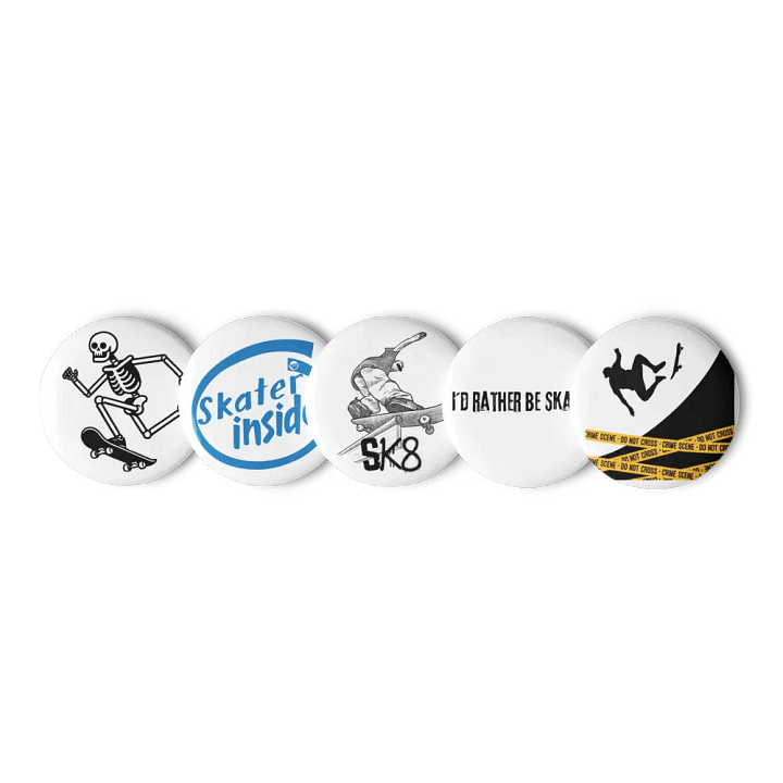 Skater Pin Button Set product image (3)