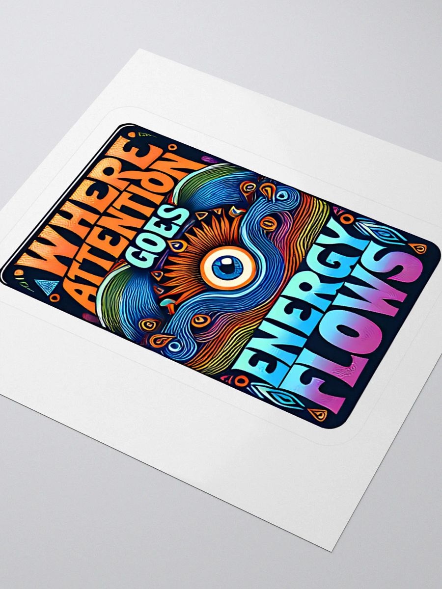 Energy Flows Kiss Cut Sticker product image (11)