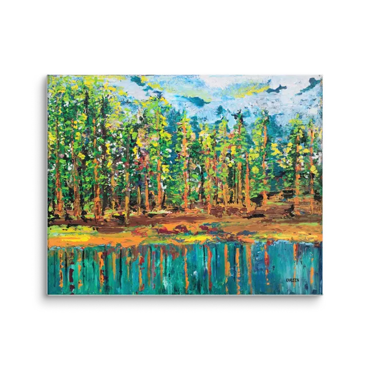 Forest Reflections Canvas Print 8x10" product image (1)