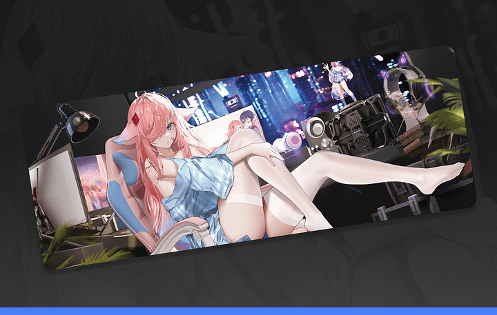 [FROSTY] Frost Fox Mouse Pad product image (1)