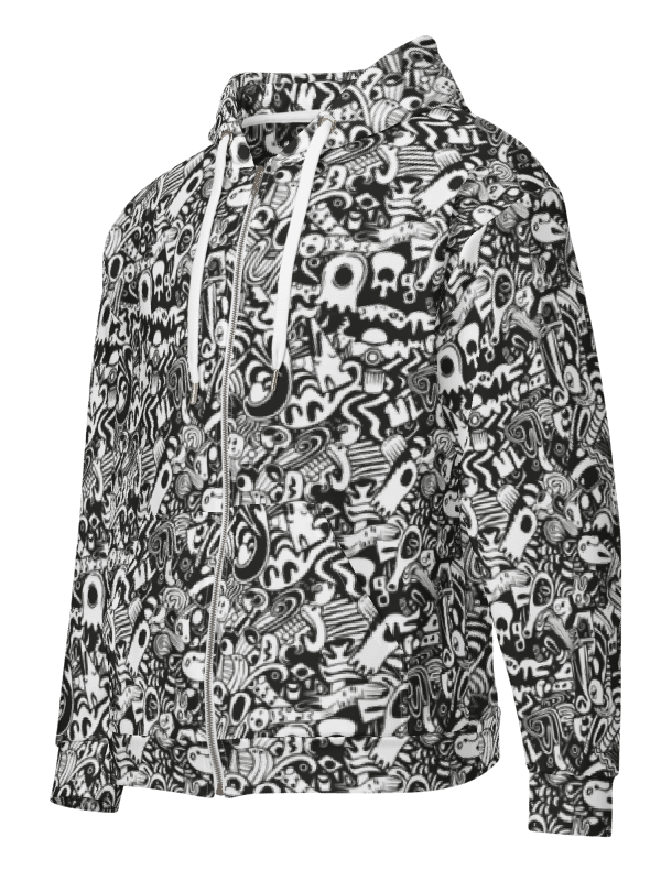 Wild Bunch | Recycled ZIP Unisex Hoodie product image (4)