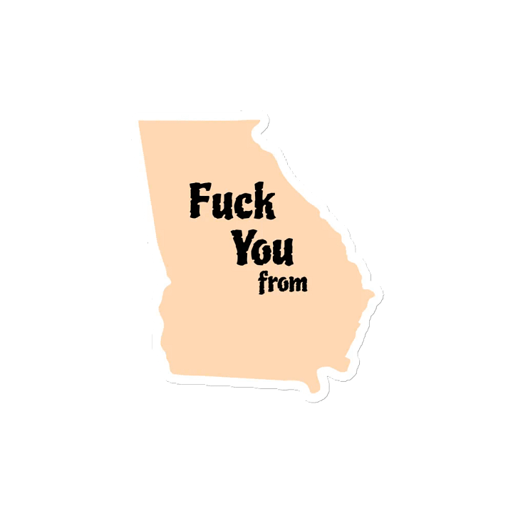 Georgia Insult Die-Cut Magnets product image (2)