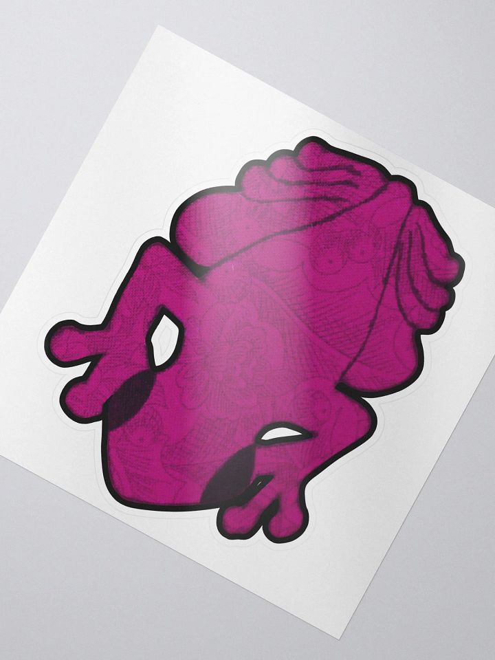 Big Frog Sticker in Bougainvillea product image (2)