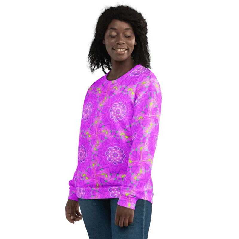 That Abstract Pink Neon Star Unisex Sweatshirt product image (1)