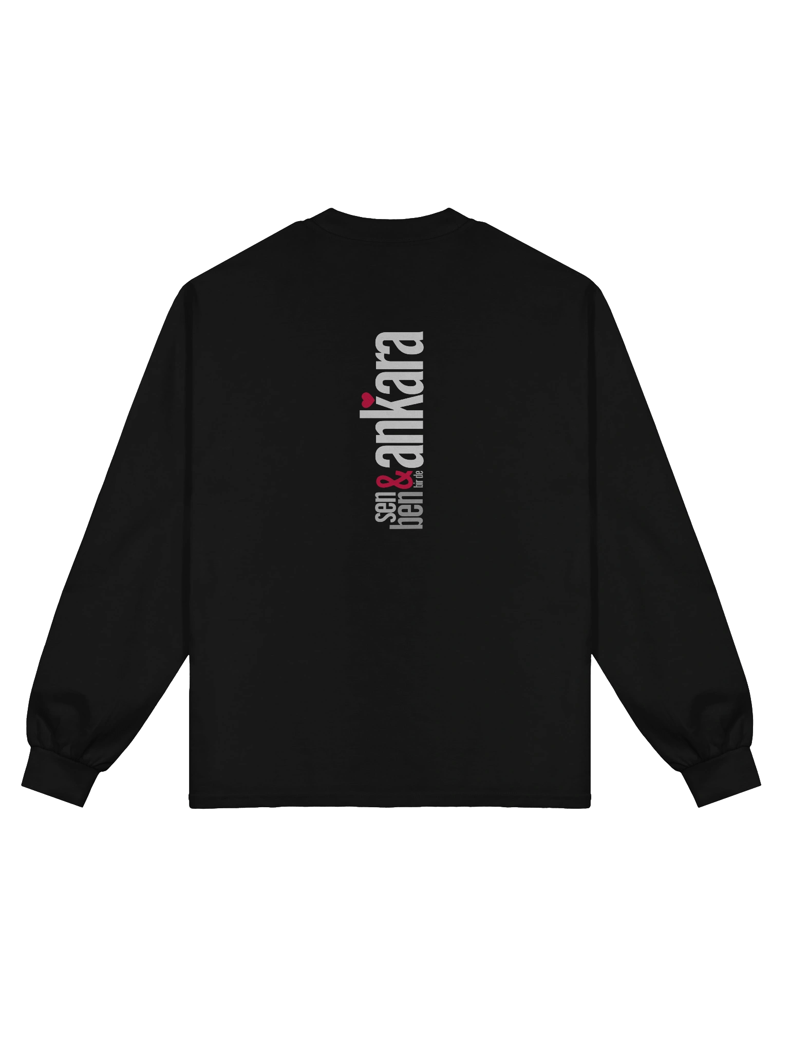 Başkent'in Kalbine Aşk Mesajı: Sen & Ben Bir de Ankara | AS Colour Uzun Kollu T-Shirt product image (2)