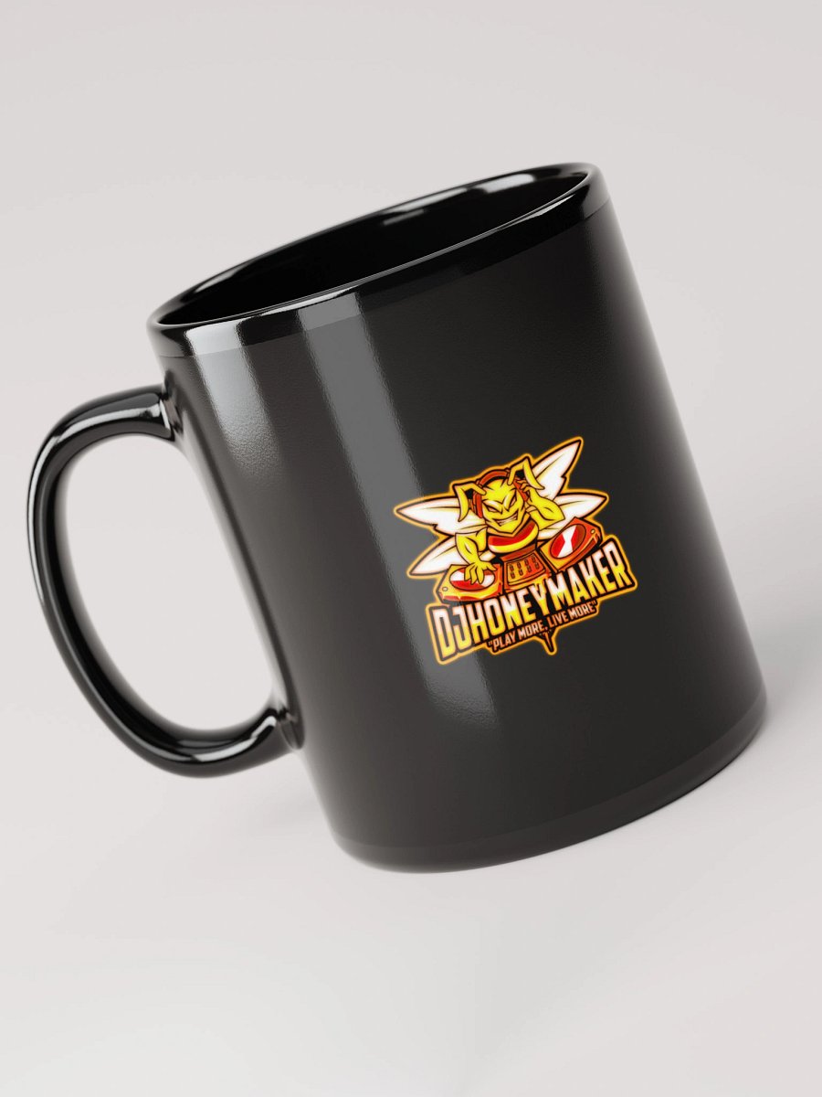 Heat Logo Black Glossy Mug product image (6)