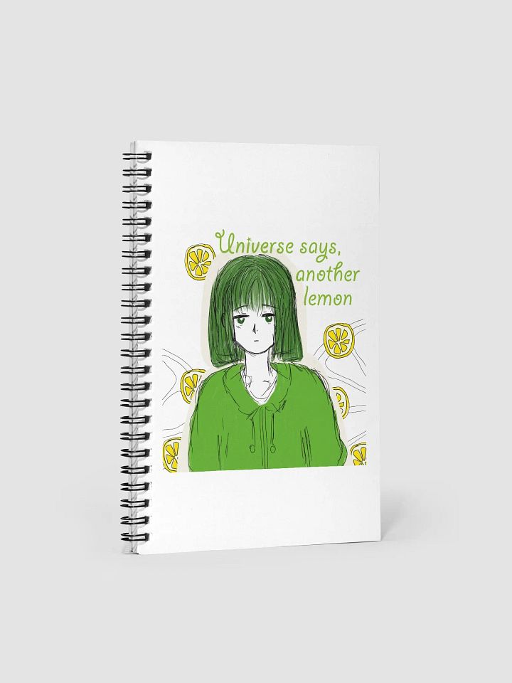 Lemon Universe Spiral Notebook product image (1)