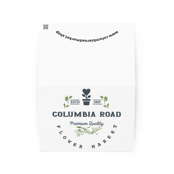 Columbia Road Market Logo Greeting Card product image (2)